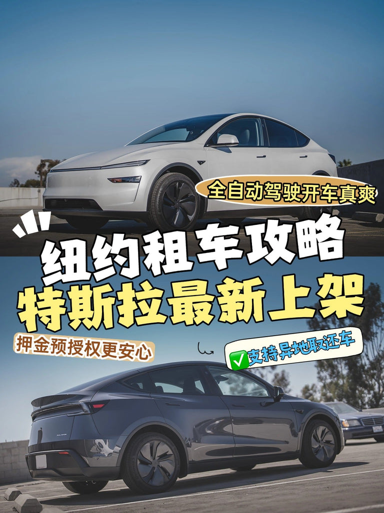 纽约租车攻略｜胖叔租车特斯拉体验
